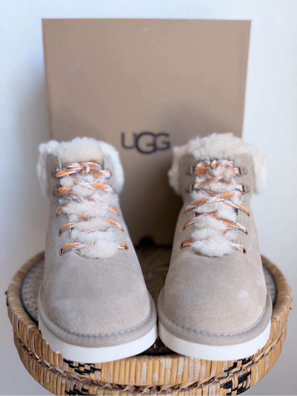 BRAND NEW UGG Classic Mini Alpine Lace Boots
